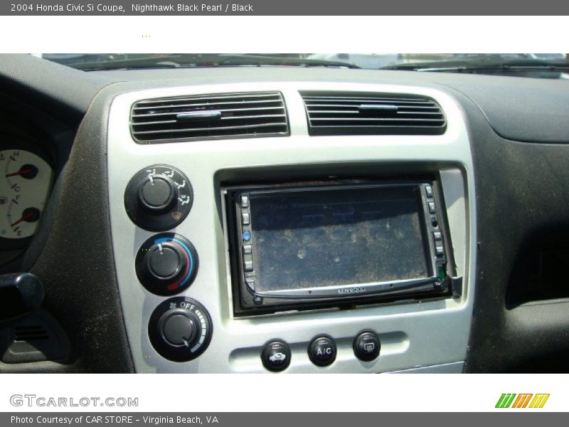 Nighthawk Black Pearl / Black 2004 Honda Civic Si Coupe