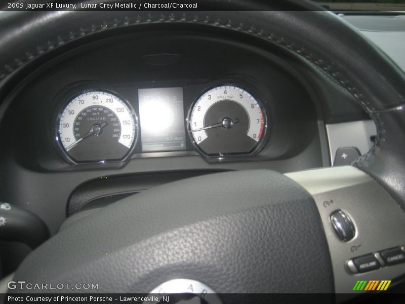 Lunar Grey Metallic / Charcoal/Charcoal 2009 Jaguar XF Luxury
