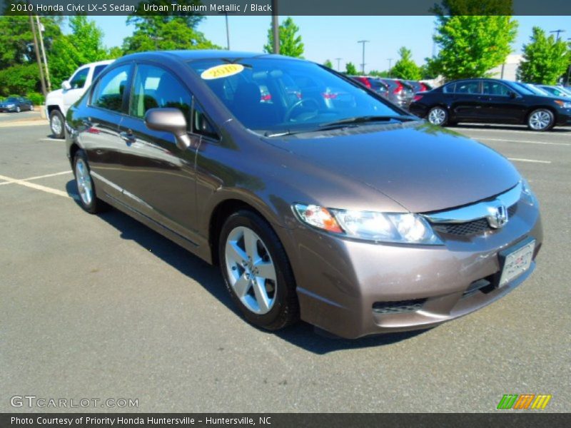 Urban Titanium Metallic / Black 2010 Honda Civic LX-S Sedan