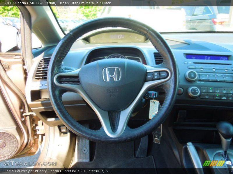 Urban Titanium Metallic / Black 2010 Honda Civic LX-S Sedan