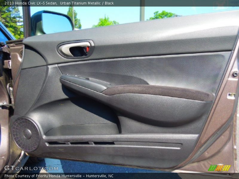 Urban Titanium Metallic / Black 2010 Honda Civic LX-S Sedan