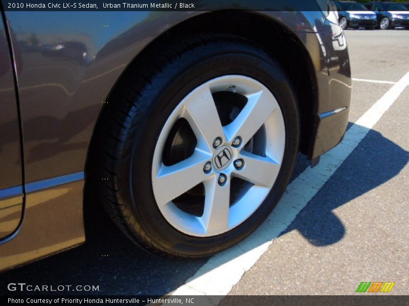 Urban Titanium Metallic / Black 2010 Honda Civic LX-S Sedan
