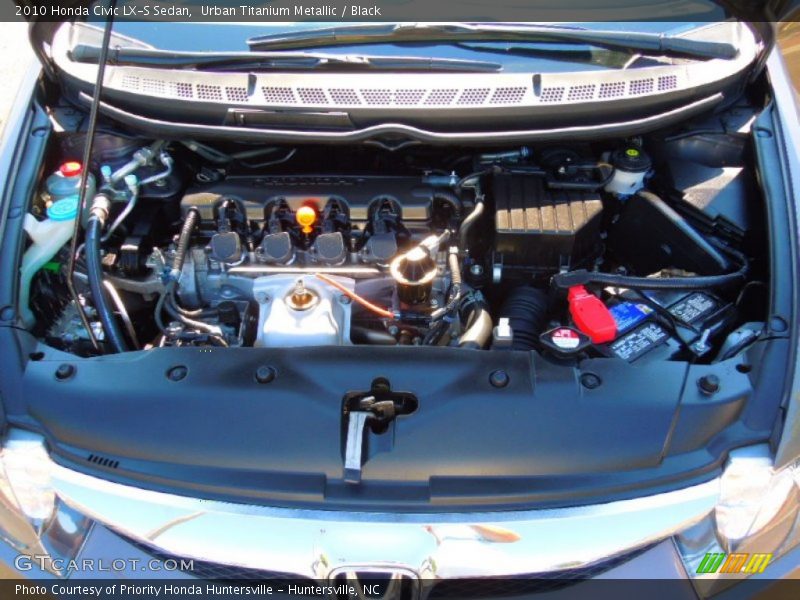 Urban Titanium Metallic / Black 2010 Honda Civic LX-S Sedan