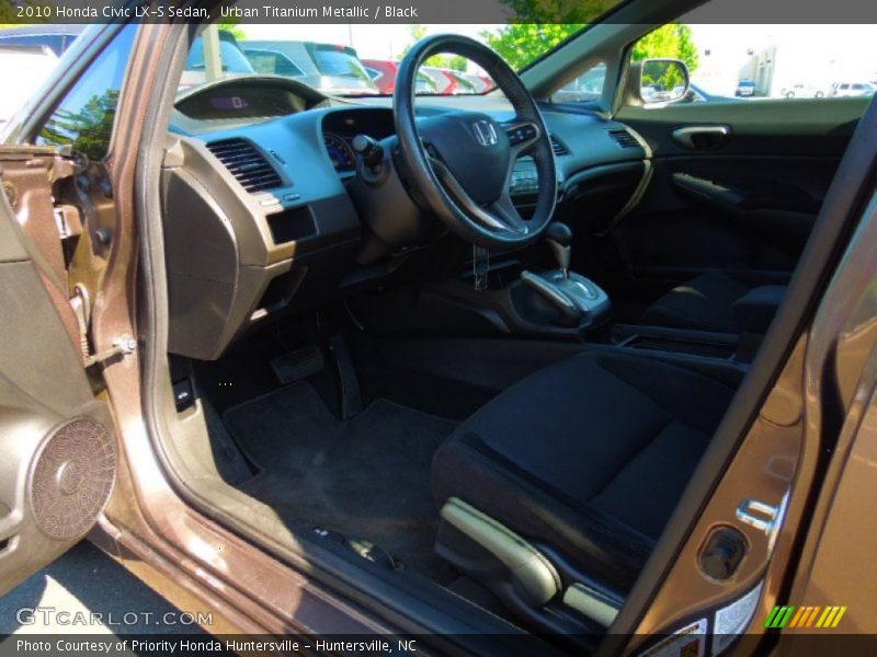Urban Titanium Metallic / Black 2010 Honda Civic LX-S Sedan