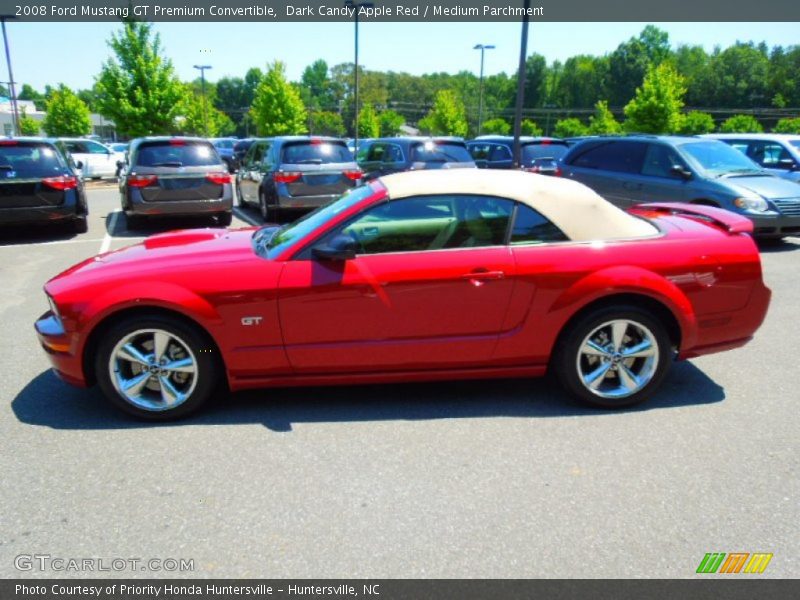  2008 Mustang GT Premium Convertible Dark Candy Apple Red