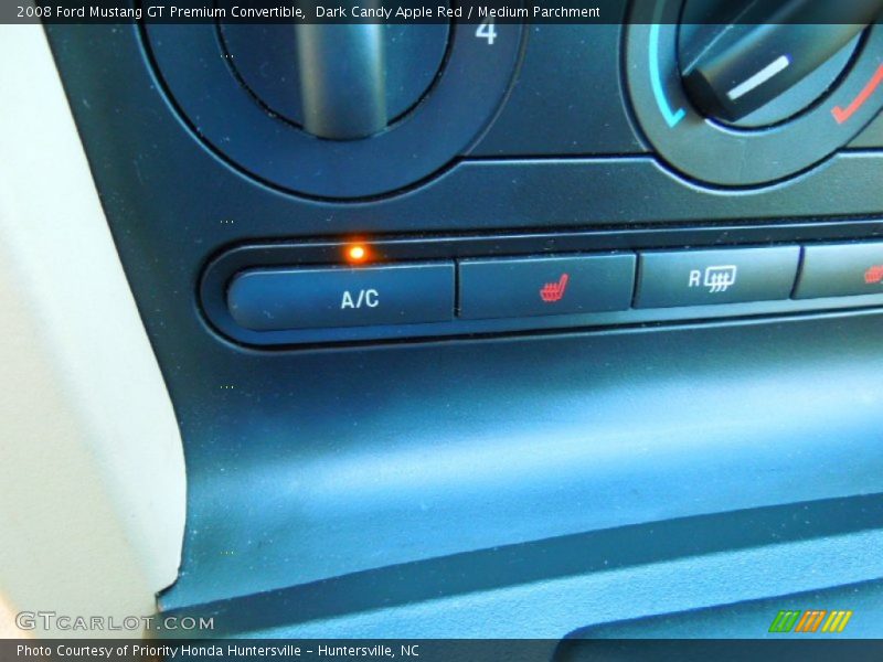 Dark Candy Apple Red / Medium Parchment 2008 Ford Mustang GT Premium Convertible