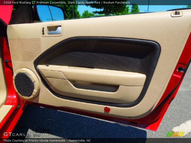 Dark Candy Apple Red / Medium Parchment 2008 Ford Mustang GT Premium Convertible