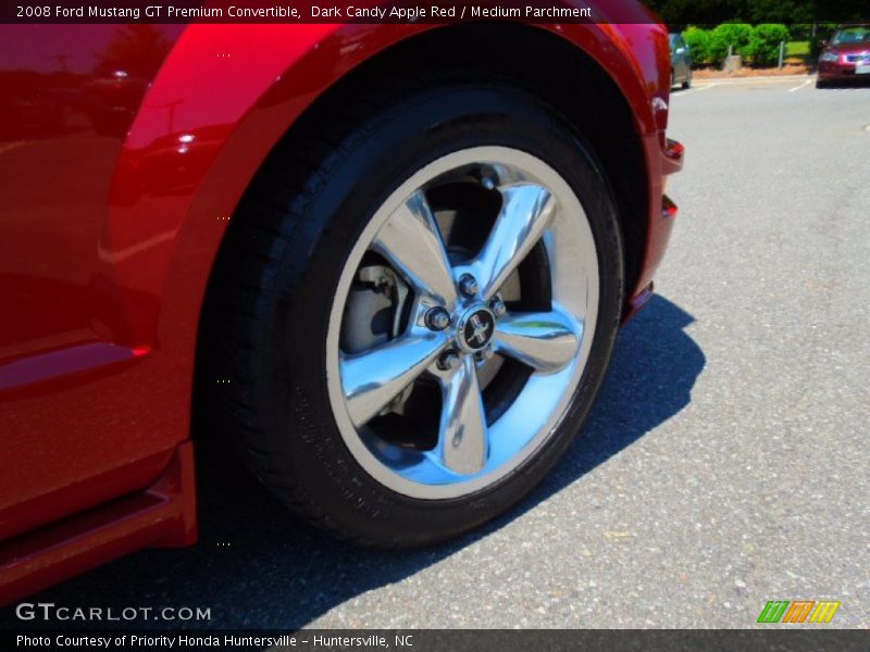 Dark Candy Apple Red / Medium Parchment 2008 Ford Mustang GT Premium Convertible