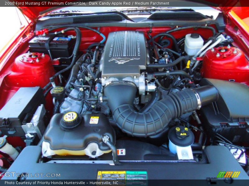  2008 Mustang GT Premium Convertible Engine - 4.6 Liter SOHC 24-Valve VVT V8