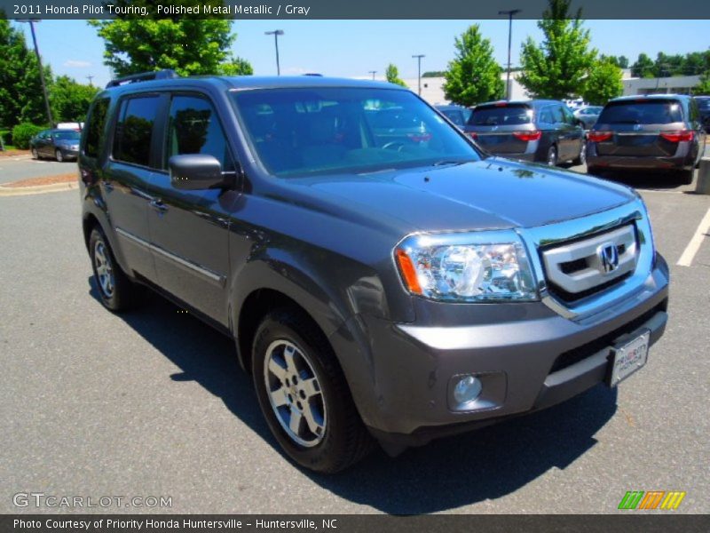 Polished Metal Metallic / Gray 2011 Honda Pilot Touring