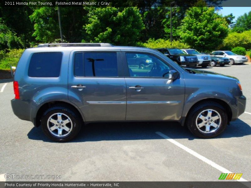 Polished Metal Metallic / Gray 2011 Honda Pilot Touring