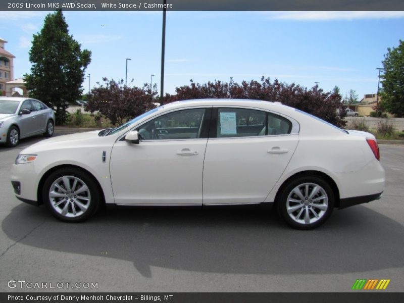  2009 MKS AWD Sedan White Suede