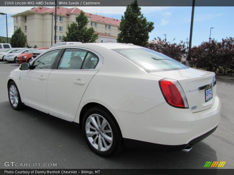 White Suede / Cashmere 2009 Lincoln MKS AWD Sedan