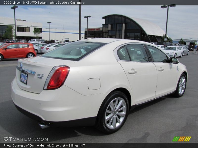 White Suede / Cashmere 2009 Lincoln MKS AWD Sedan