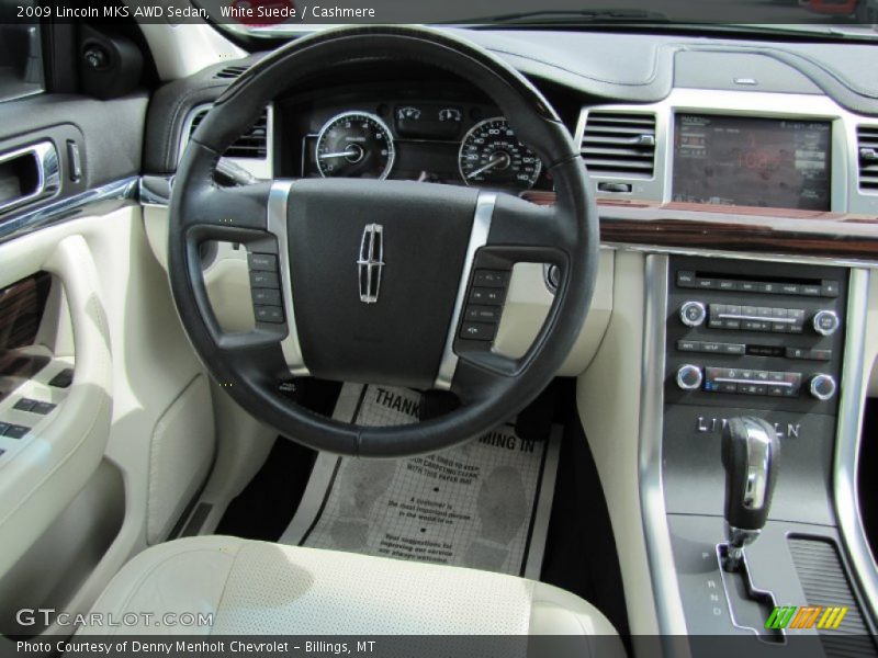 Dashboard of 2009 MKS AWD Sedan
