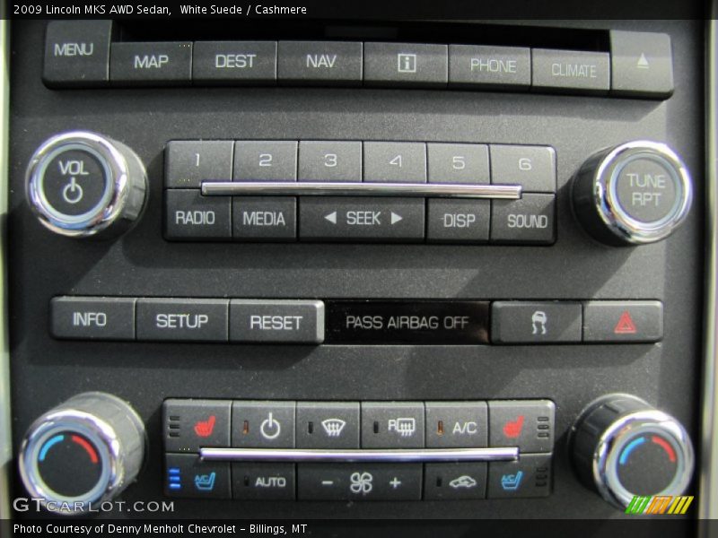 Controls of 2009 MKS AWD Sedan