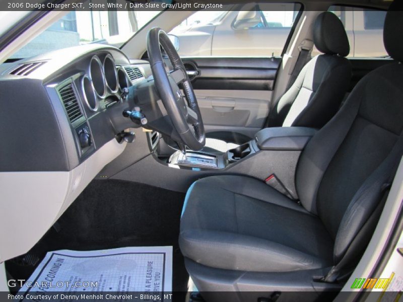 Stone White / Dark Slate Gray/Light Graystone 2006 Dodge Charger SXT
