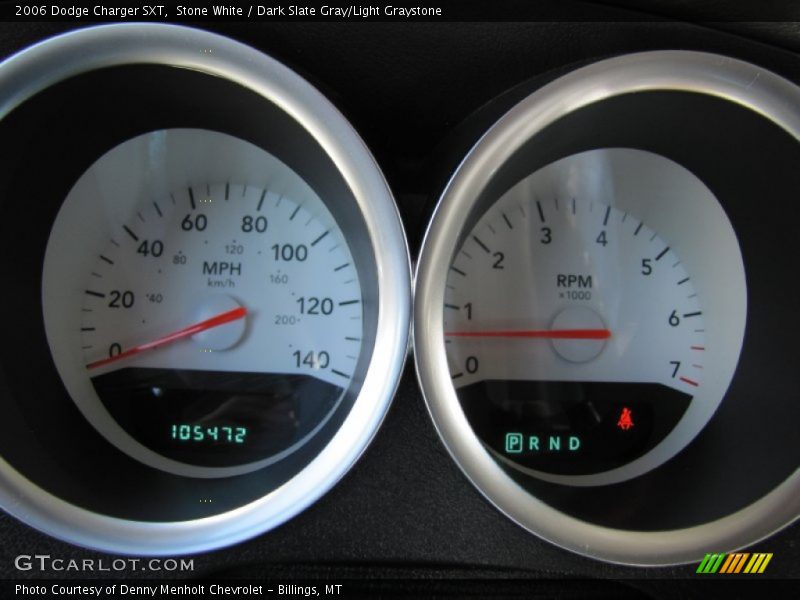 Stone White / Dark Slate Gray/Light Graystone 2006 Dodge Charger SXT