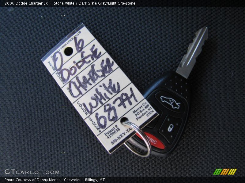 Stone White / Dark Slate Gray/Light Graystone 2006 Dodge Charger SXT