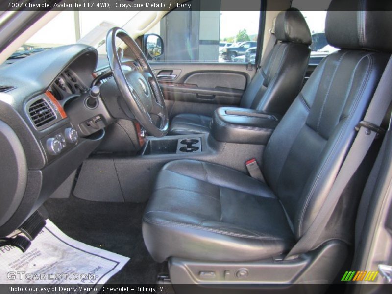Graystone Metallic / Ebony 2007 Chevrolet Avalanche LTZ 4WD