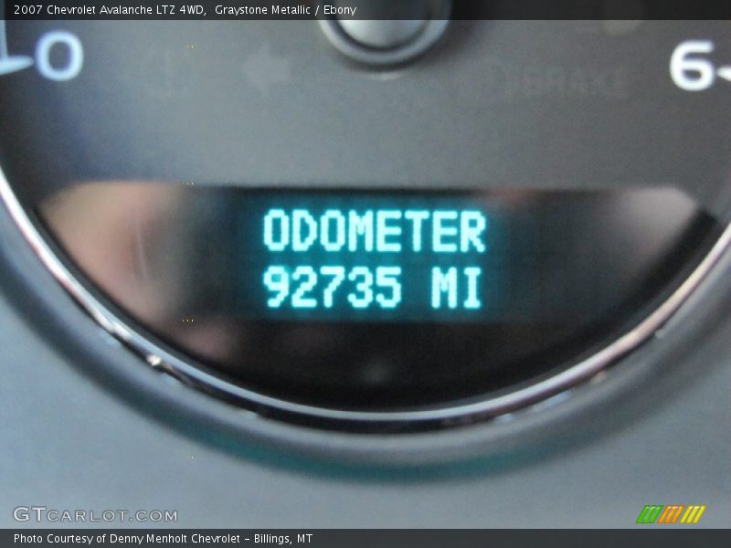 Graystone Metallic / Ebony 2007 Chevrolet Avalanche LTZ 4WD
