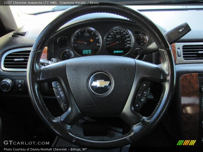 Graystone Metallic / Ebony 2007 Chevrolet Avalanche LTZ 4WD