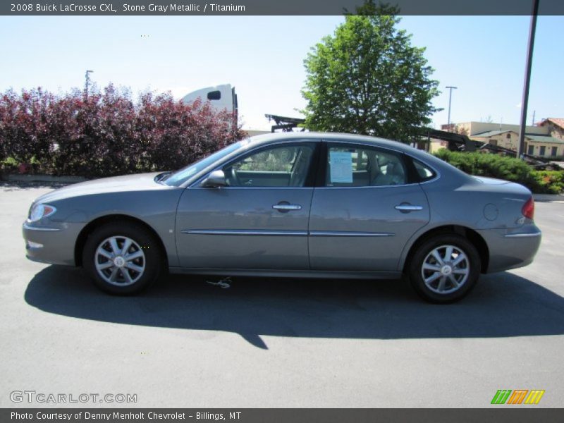 Stone Gray Metallic / Titanium 2008 Buick LaCrosse CXL