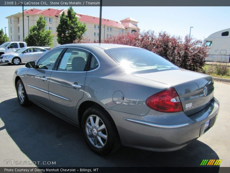 Stone Gray Metallic / Titanium 2008 Buick LaCrosse CXL