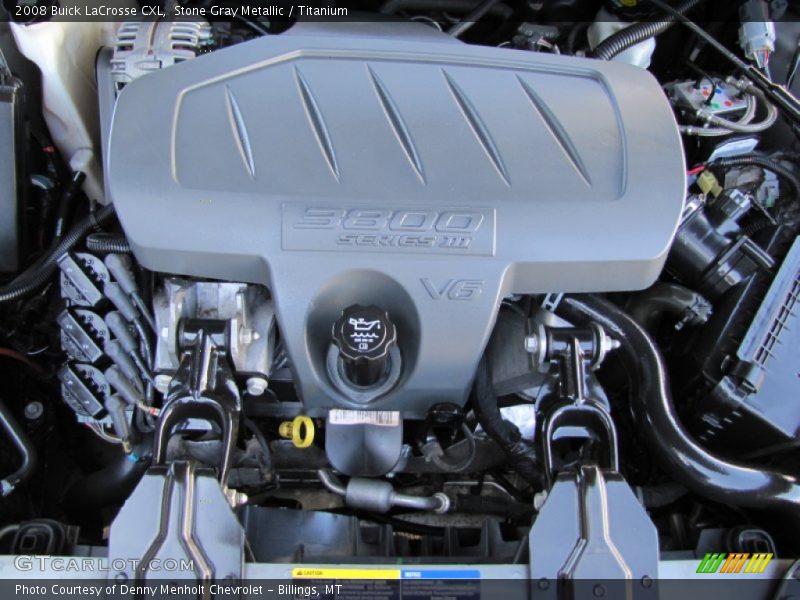  2008 LaCrosse CXL Engine - 3.8 Liter OHV 12-Valve 3800 Series III V6