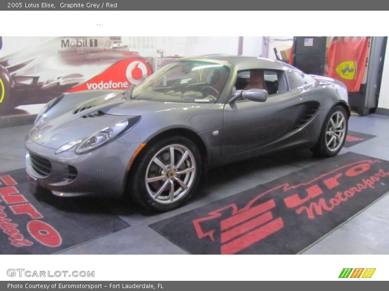 Graphite Grey / Red 2005 Lotus Elise