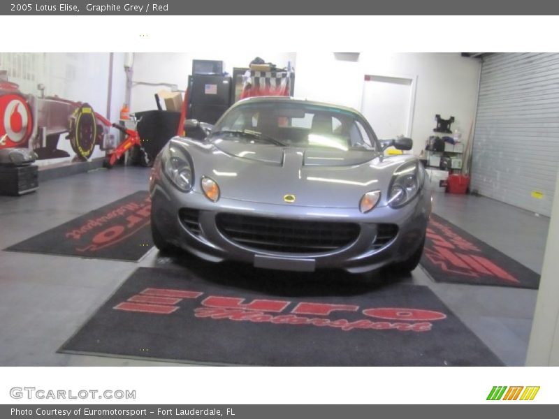 Graphite Grey / Red 2005 Lotus Elise