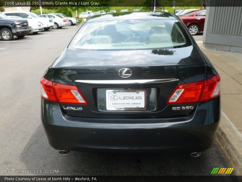 Smoky Granite Mica / Light Gray 2008 Lexus ES 350