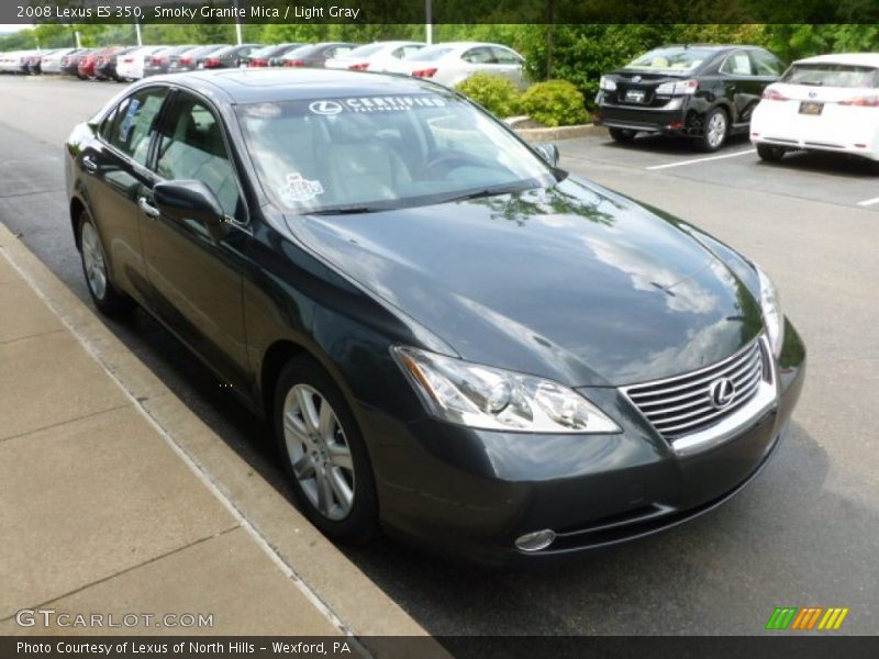 Smoky Granite Mica / Light Gray 2008 Lexus ES 350