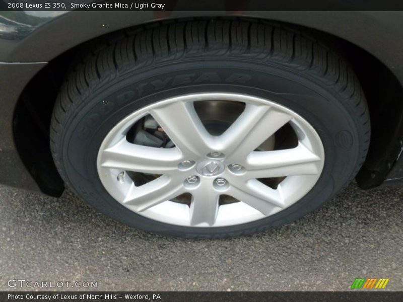 Smoky Granite Mica / Light Gray 2008 Lexus ES 350