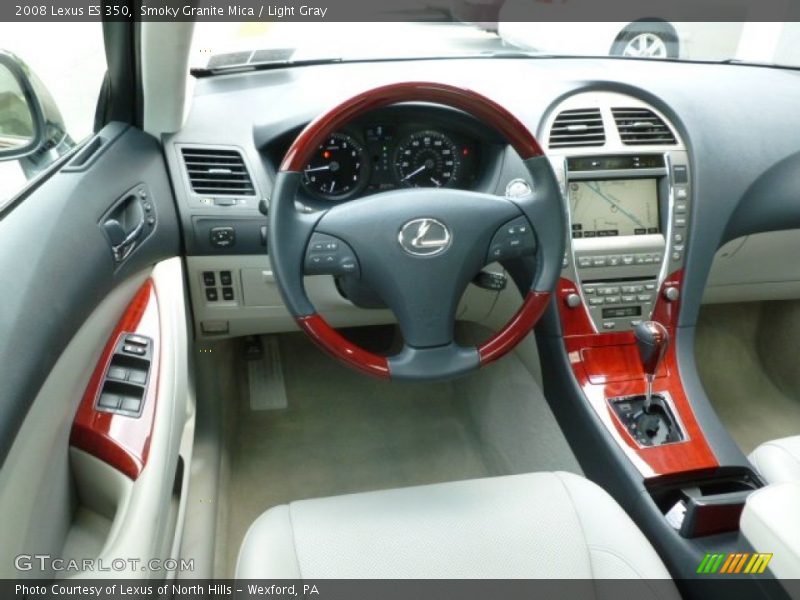 Smoky Granite Mica / Light Gray 2008 Lexus ES 350