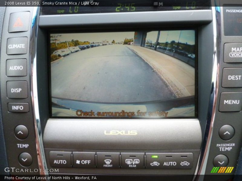 Smoky Granite Mica / Light Gray 2008 Lexus ES 350