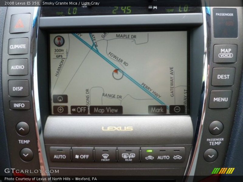 Smoky Granite Mica / Light Gray 2008 Lexus ES 350