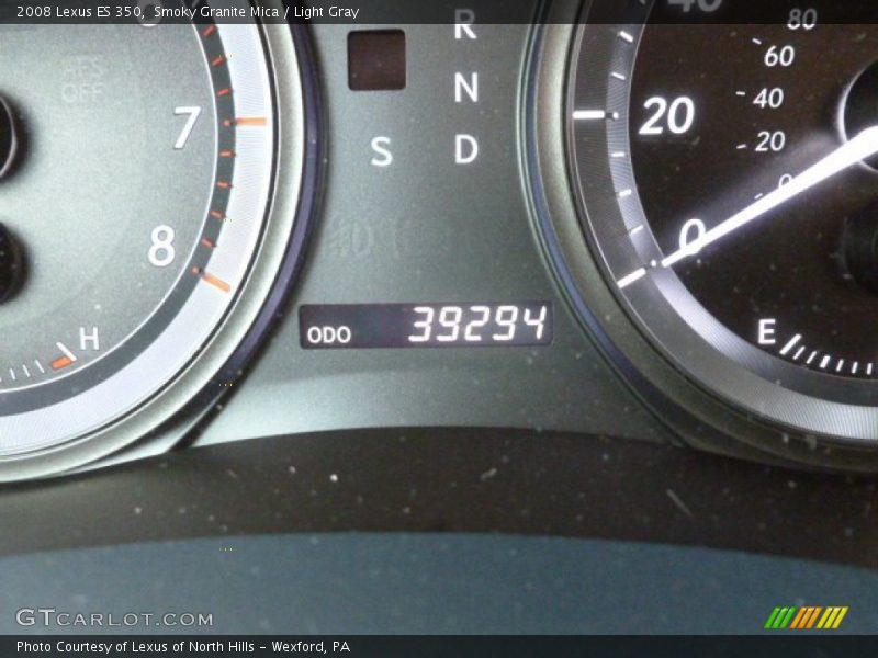 Smoky Granite Mica / Light Gray 2008 Lexus ES 350