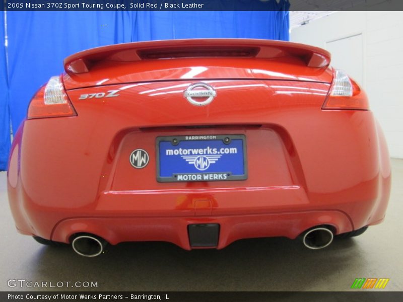 Solid Red / Black Leather 2009 Nissan 370Z Sport Touring Coupe
