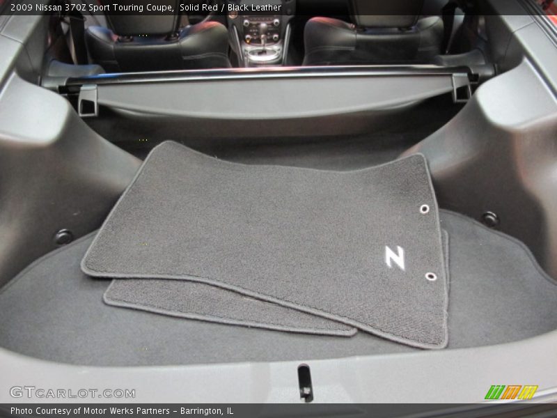 Solid Red / Black Leather 2009 Nissan 370Z Sport Touring Coupe