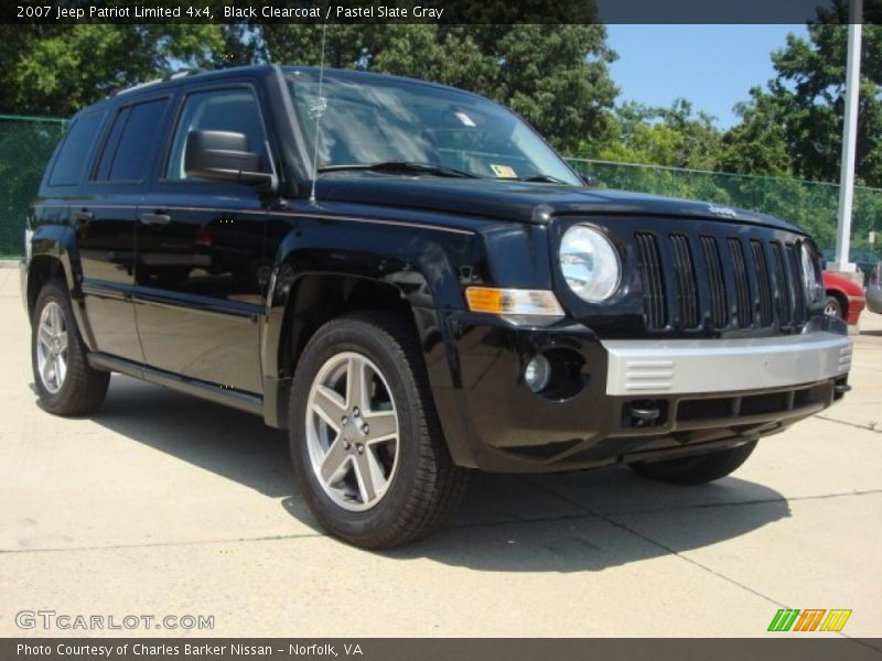 Black Clearcoat / Pastel Slate Gray 2007 Jeep Patriot Limited 4x4