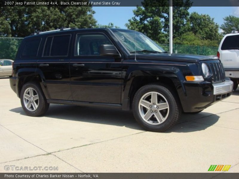 Black Clearcoat / Pastel Slate Gray 2007 Jeep Patriot Limited 4x4