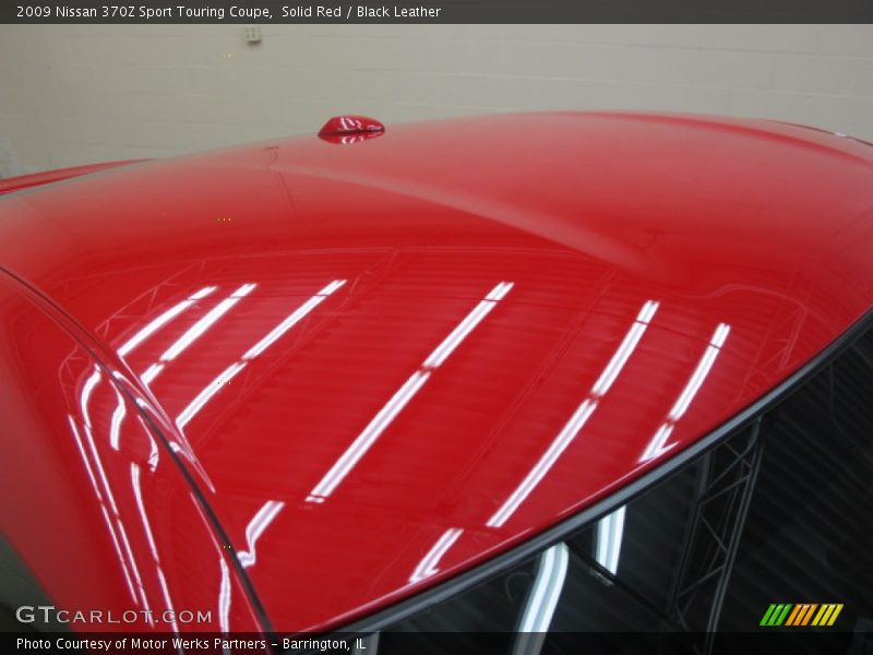 Solid Red / Black Leather 2009 Nissan 370Z Sport Touring Coupe