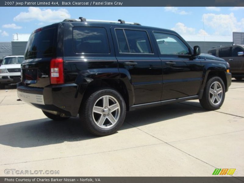 Black Clearcoat / Pastel Slate Gray 2007 Jeep Patriot Limited 4x4