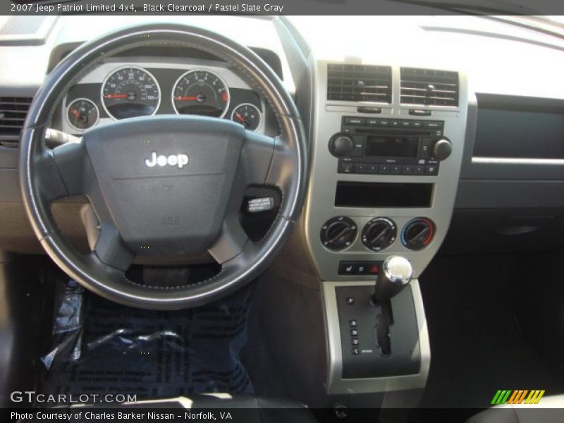Black Clearcoat / Pastel Slate Gray 2007 Jeep Patriot Limited 4x4
