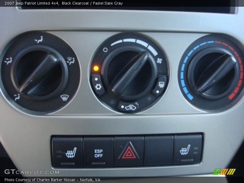 Black Clearcoat / Pastel Slate Gray 2007 Jeep Patriot Limited 4x4