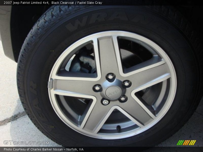 Black Clearcoat / Pastel Slate Gray 2007 Jeep Patriot Limited 4x4