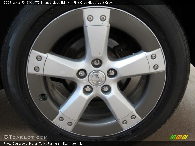 Flint Gray Mica / Light Gray 2005 Lexus RX 330 AWD Thundercloud Edition