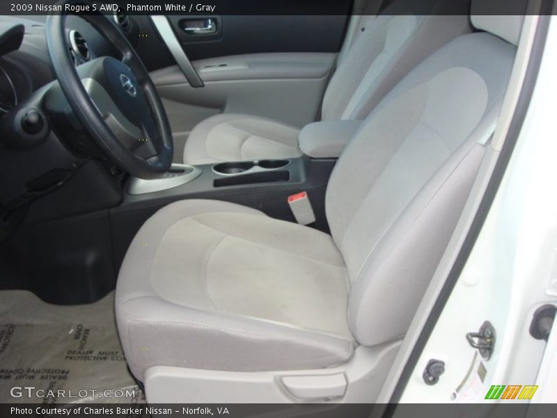 Phantom White / Gray 2009 Nissan Rogue S AWD
