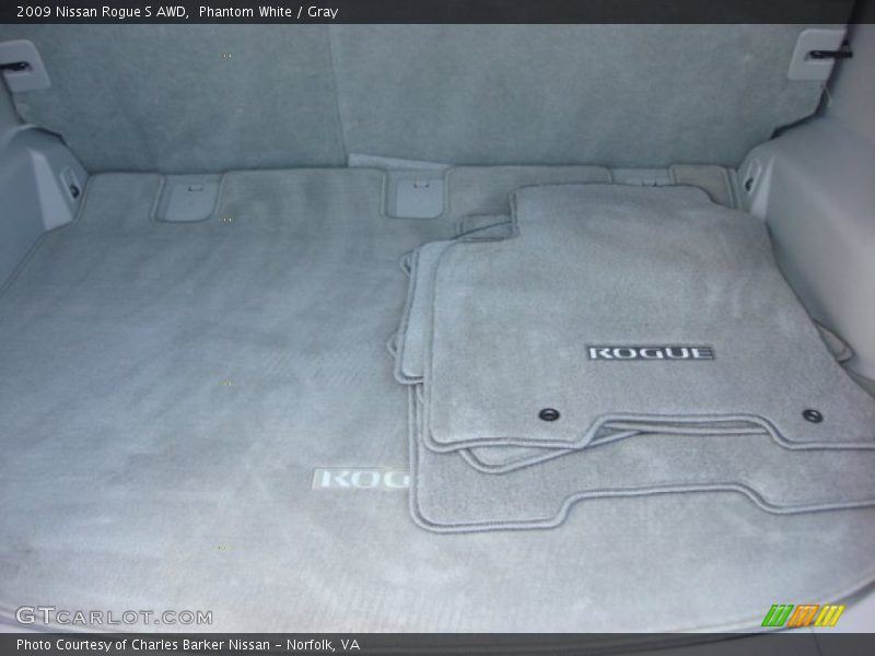 Phantom White / Gray 2009 Nissan Rogue S AWD